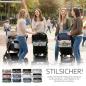 Preview: BAMBINIWELT universal Buggy ORGANIZER, Kinderwagen-Tasche, Wickeltasche mit Getränkehalter
